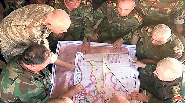 Suriye skandal haritayı yayınladı