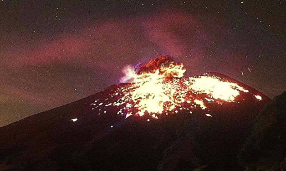 Popocatepetl Yanardağı’nda 6 yeni patlama