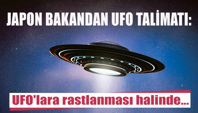 Japon bakandan UFO direktifi