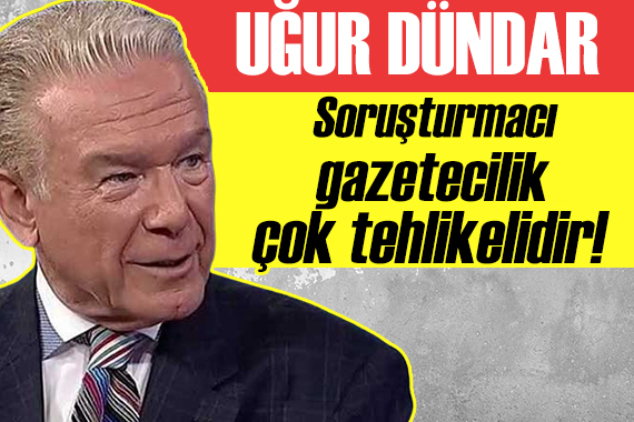 Uğur Dündar: Gazetecilik çok tehlikelidir! Cezaevine atılır, ölümle tehdit edilir!