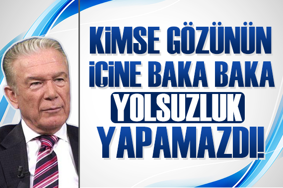 Uğur Dündar: Kimse milletin gözünün içine baka baka yolsuzluk yapamazdı