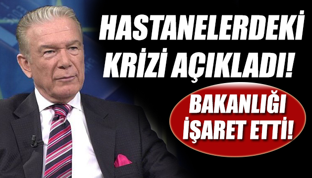 Uğur Dündar hastanelerdeki finansal krize dikkat çekti