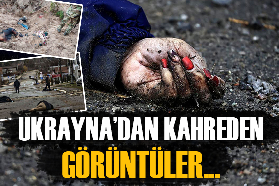 Ukrayna dan kahreden görüntüler! Rusya nın katliamı ortaya çıktı...