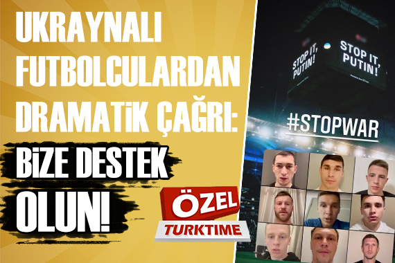 Ukraynalı futbolcular savaşın sona ermesini istiyor!