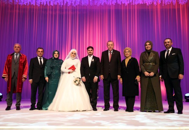 Erdoğan nikah şahidi oldu