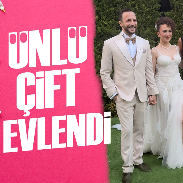 Ünlü çift evlendi