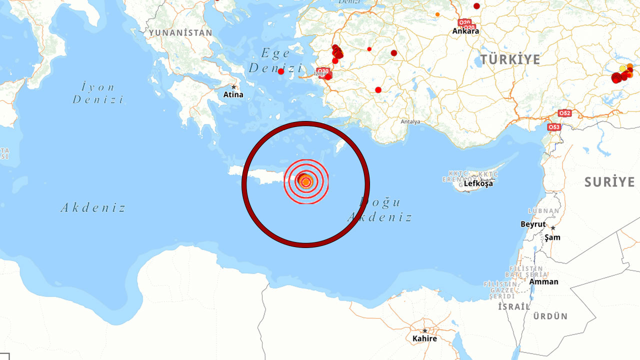 Akdeniz güne depremle uyandı!