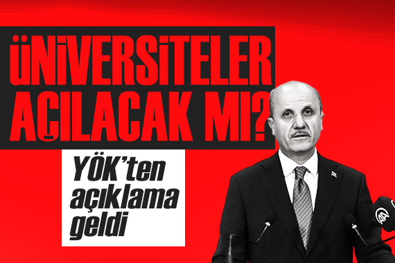 YÖK ten uzaktan eğitim açıklaması