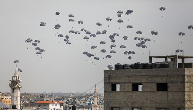 Ürdün den Gazze ye hava yardımı