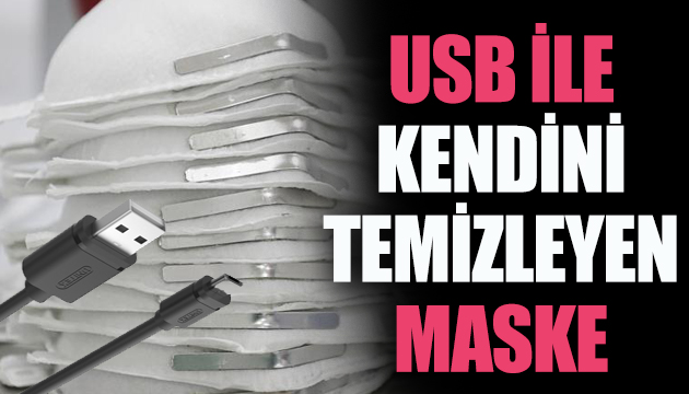 USB ile kendini temizleyen maske geliştirildi