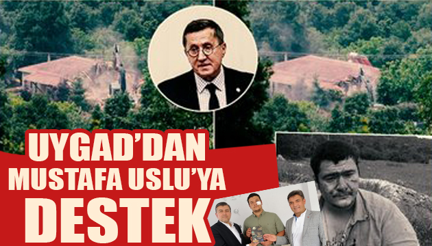 UYGAD dan gazeteci Mustafa Uslu ya destek ziyareti