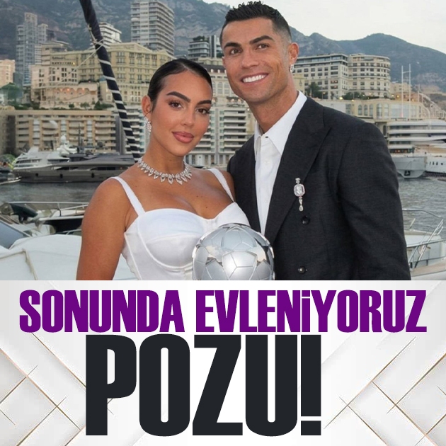 Cristiano Ronaldo ile Georgina Rodriguez evleniyor