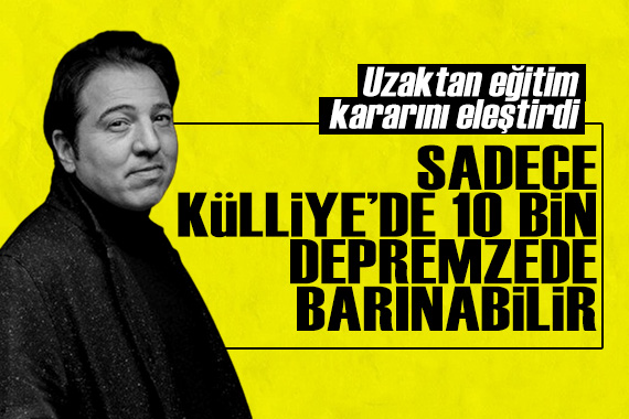 Fazıl Say: Külliye de 10 bin depremzede barınabilir