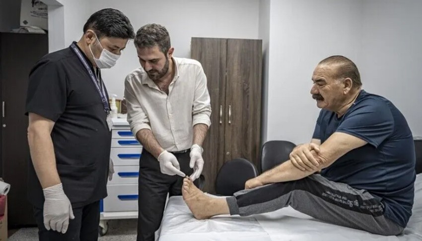 Kronik yaralara uygulanan tedavi uzuv kaybını engelliyor