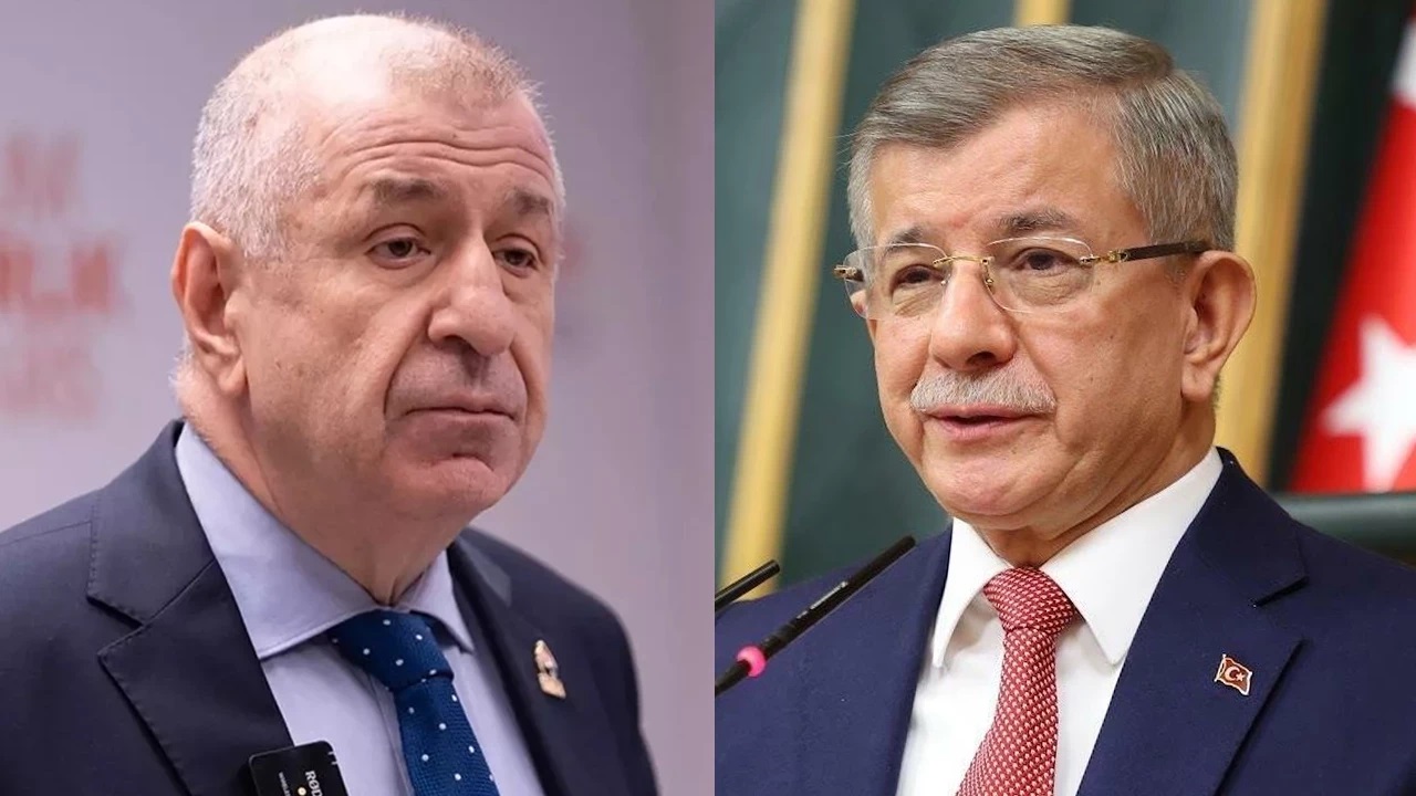 Ümit Özdağ la Ahmet Davutoğlu arasında kavga