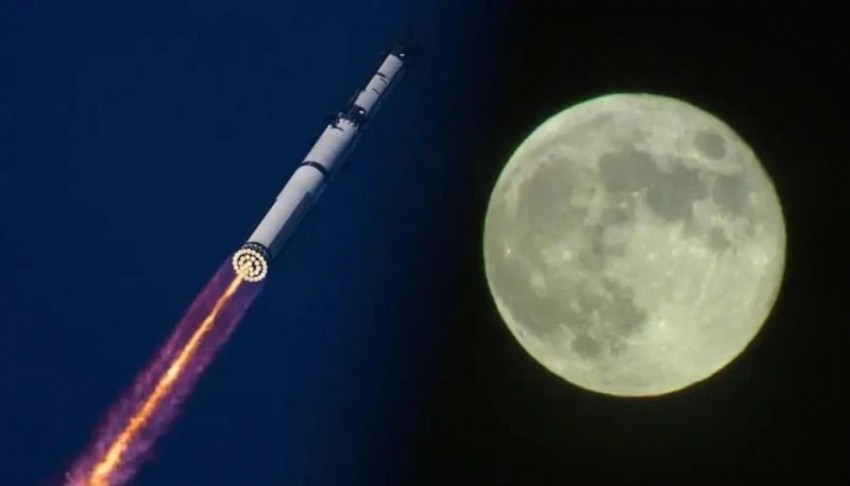 SpaceX'e ait Falcon 9 roketi Ay'a çarptı