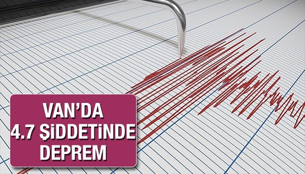 Van'da şiddetli deprem!