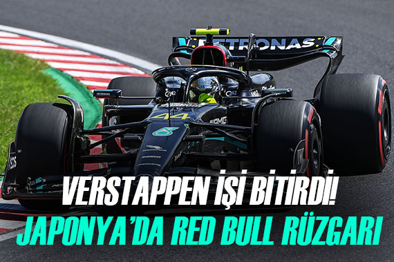 Japonya Grand Prix sinde kazanan Max Verstappen!