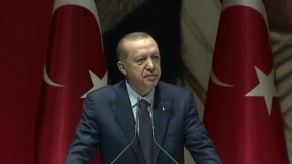 Erdoğan:  Biz değil siz kaçacaksınız 