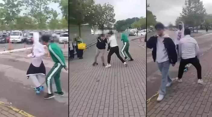 Yolda yürüyenleri korkutup saldıran 4 kişi gözaltına alındı