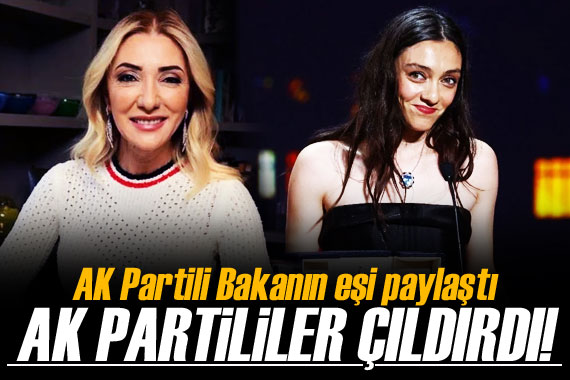 AK Partili Bakanın eşi paylaştı! AK Partililer çıldırdı