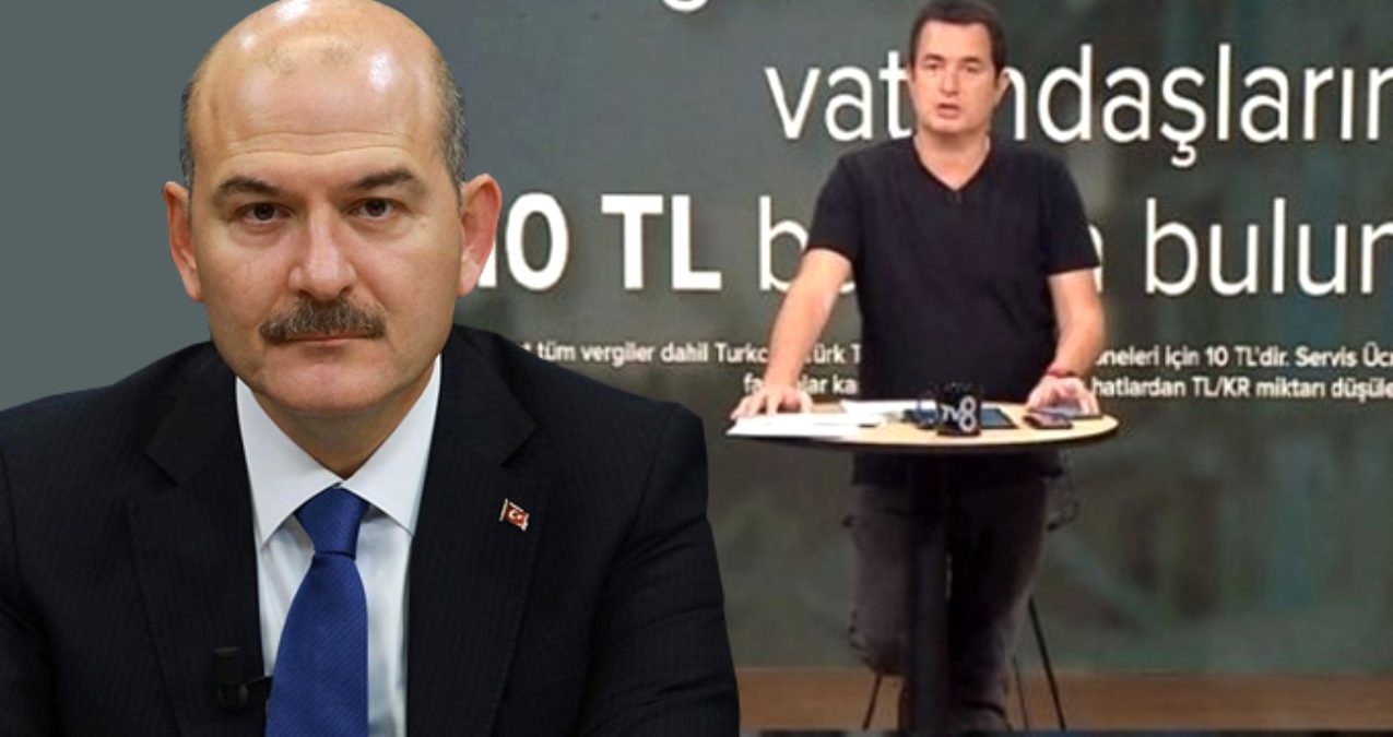 Bakan Soylu dan Acun a yanıt