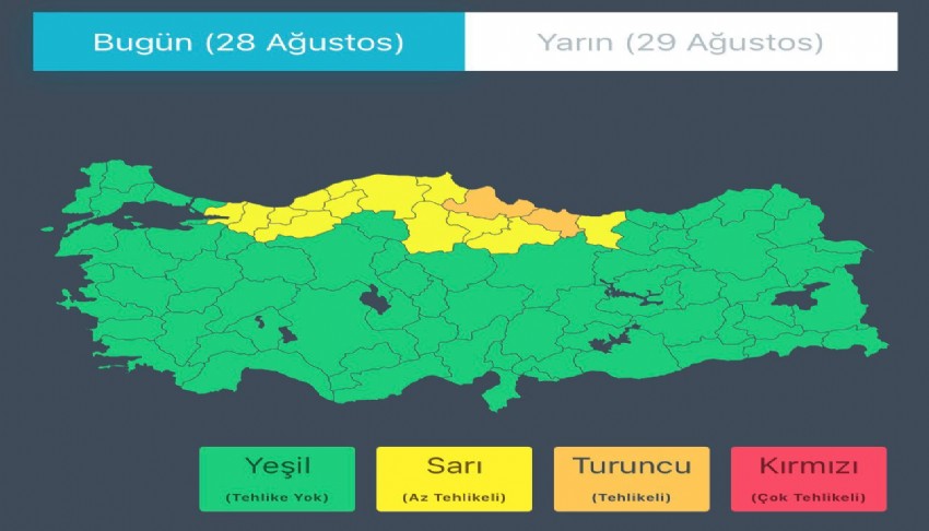 İçişleri’nden son dakika uyarısı! Çok kuvvetli yağış ve fırtına geliyor