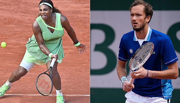 Serena Williams ve Medvedev 3. turda!