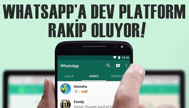 Whatsapp a yeni rakip geliyor!