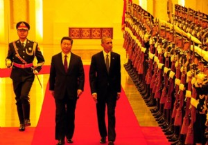 Barack Obama ya Çin de resmi karşılama!