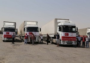 Kızılay ın gönderdiği yardımlar Erbil e ulaştı!