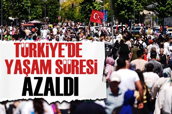 Türkiye de yaşam süresi azaldı: Kadınlar erkeklerden fazla yaşıyor...