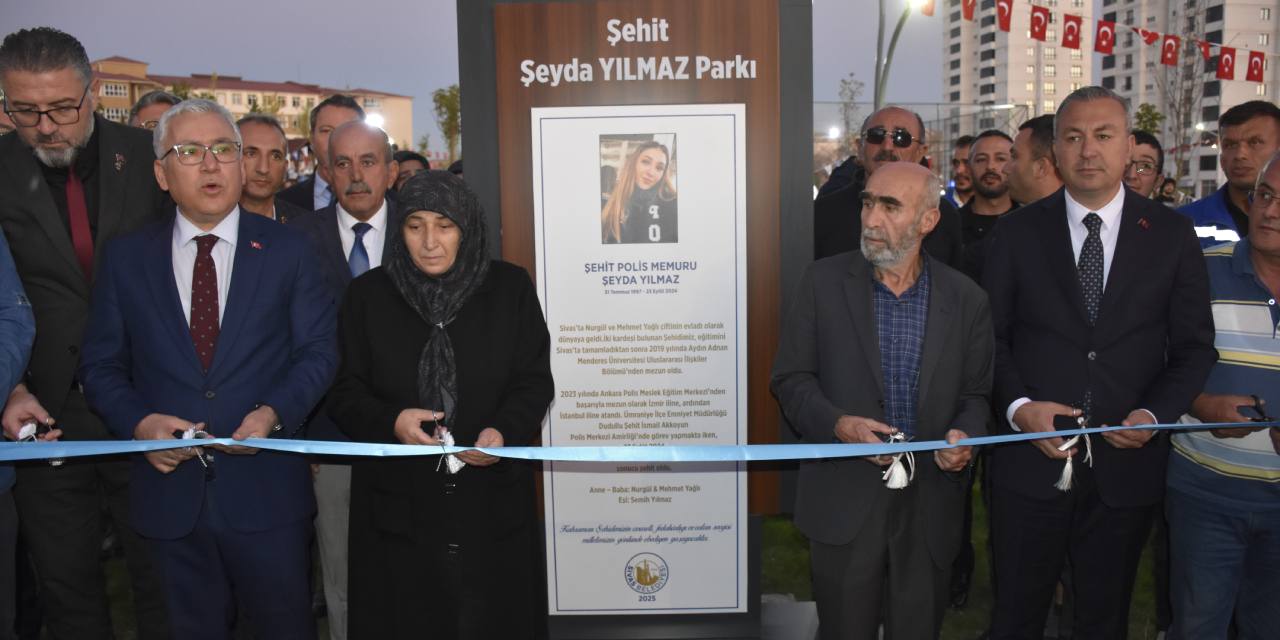 Şehit polis Şeyda Yılmaz’ın ismi parkta yaşatılacak