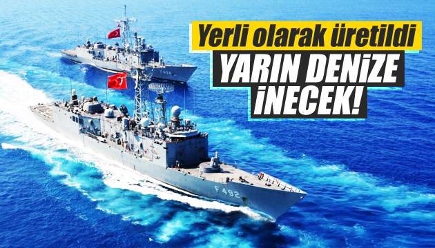 Yerli üretim çıkarma gemisi Tuzla’da denize inecek