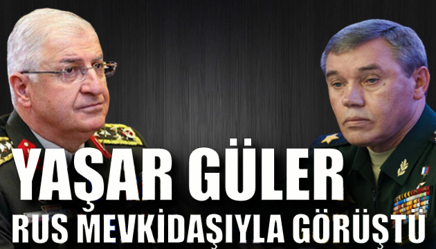 Yaşar Güler Rus mevkidaşıyla görüştü