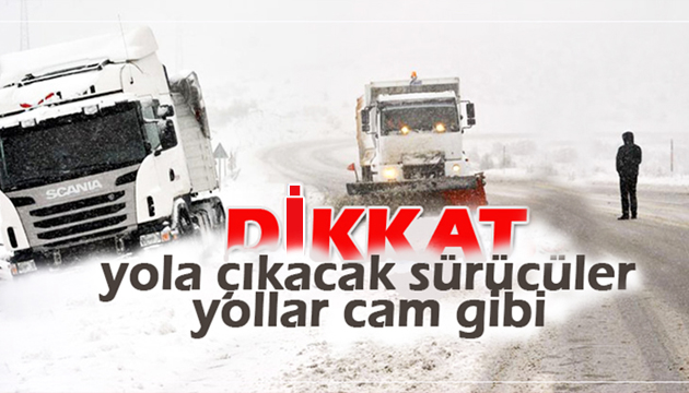 Meteoroloji den buzlanma ve sağanak uyarısı