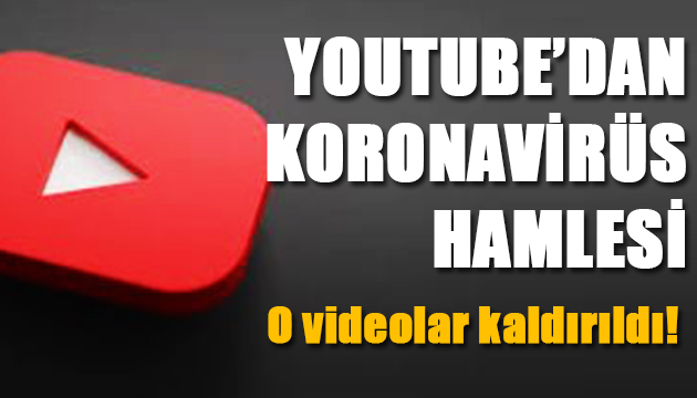 YouTube dan Covid-19 hamlesi!