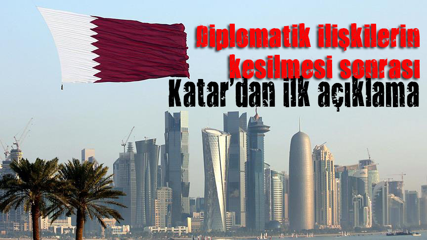 Katar dan ilk açıklama