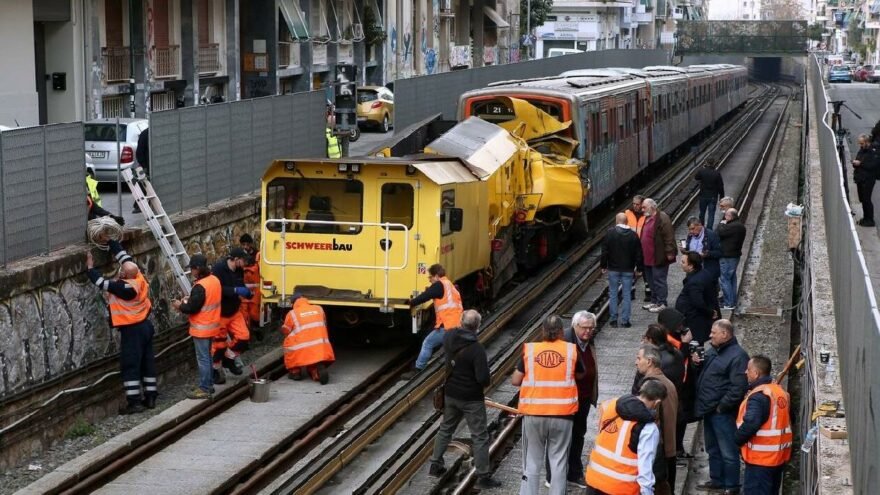 Yunanistan da metro faciası: 1 ölü