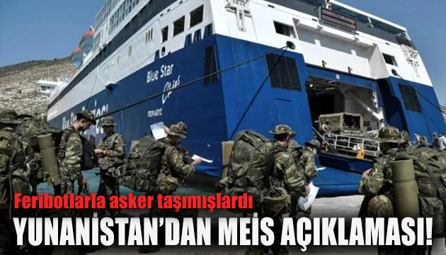 Yunanistan’dan Meis açıklaması!