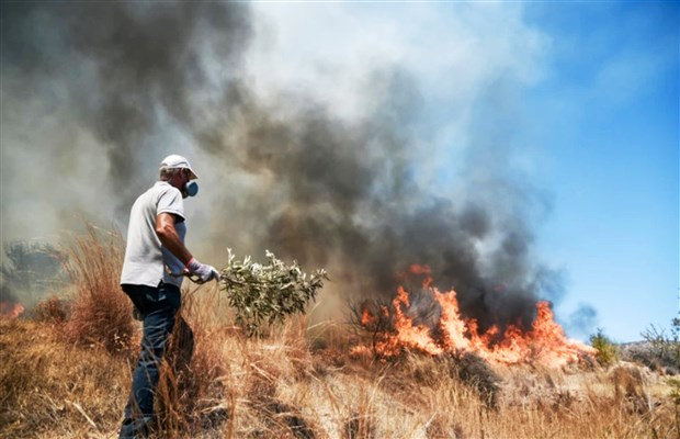 Yunanistan’da orman yangını: 4 köy tahliye edildi