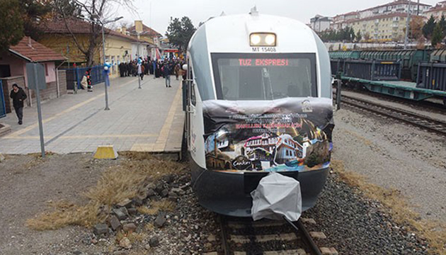 Turistik Tuz Ekspresi Çankırı ya ulaştı