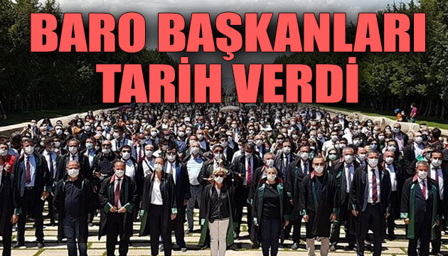 Baro başkanları tarih verdi!