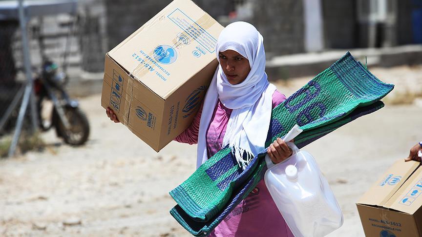 O bölgeye 20 ton gıda yardımı ulaştırıldı
