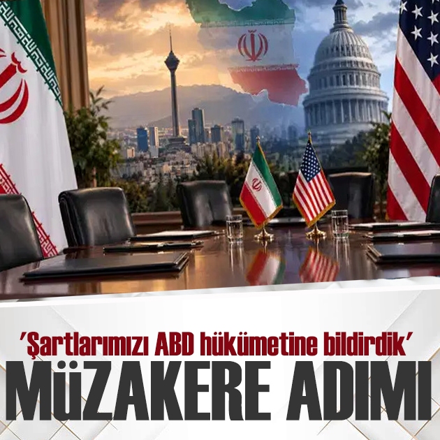 İran'dan 'müzakere' adımı: 'Şartlarımızı ABD hükümetine bildirdik'