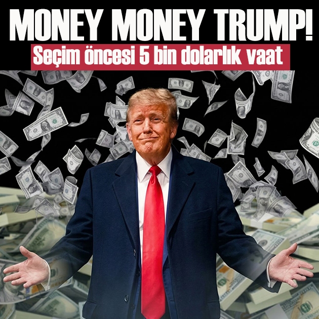 Trump'tan seçim öncesi 5 bin dolarlık vaat