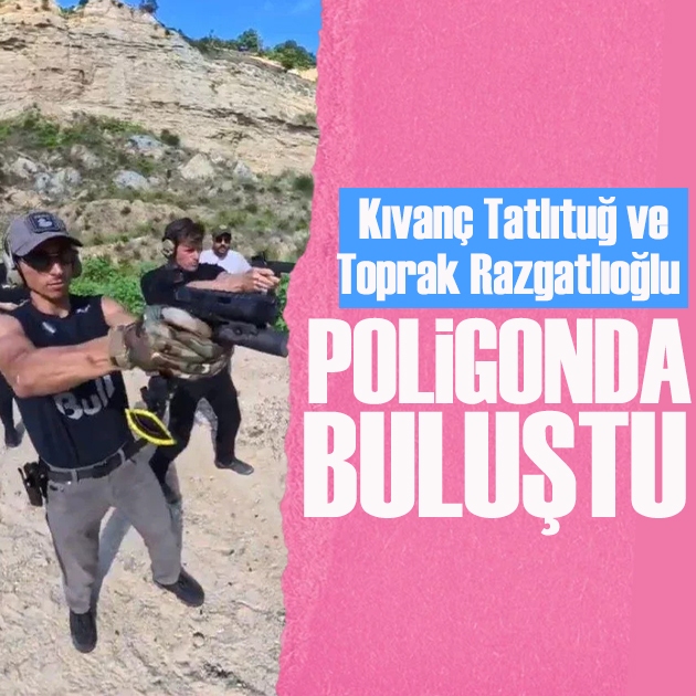 Kıvanç Tatlıtuğ ve Toprak Razgatlıoğlu poligonda buluştu!