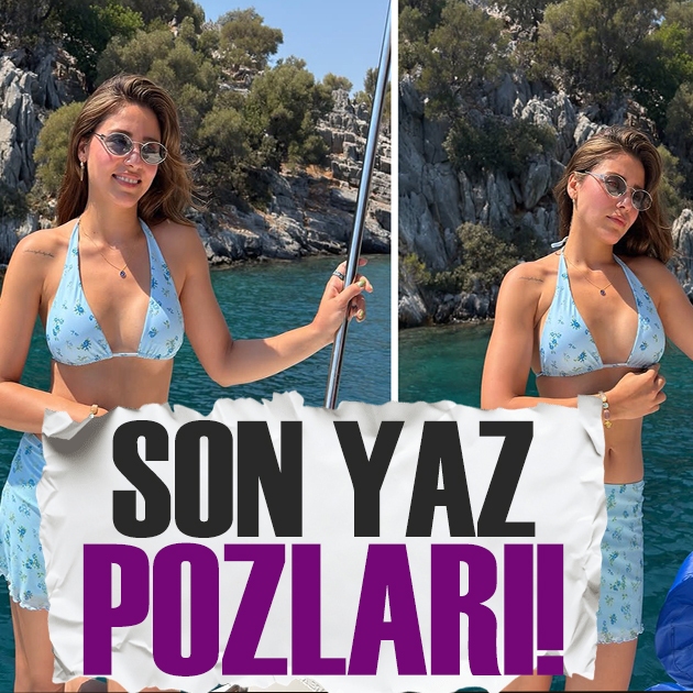 Sıla Türkoğlu’ndan nefes kesen tatil pozları!