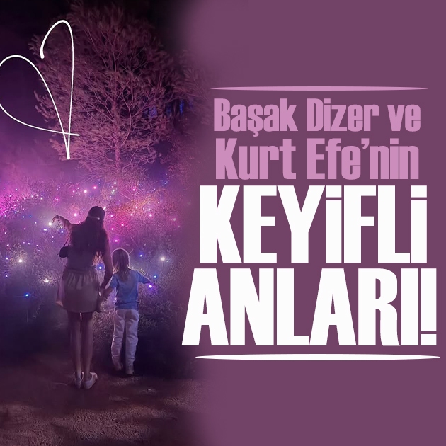 Başak Dizer ve Kurt Efe'nin ışıklar arasındaki keyifli anları