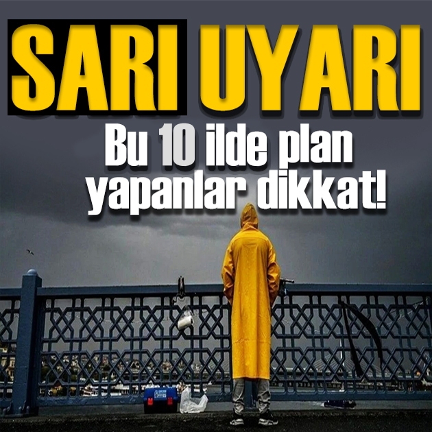 Meteoroloji'den 10 ile uyarı: Kuvvetli rüzgar ve fırtına geliyor